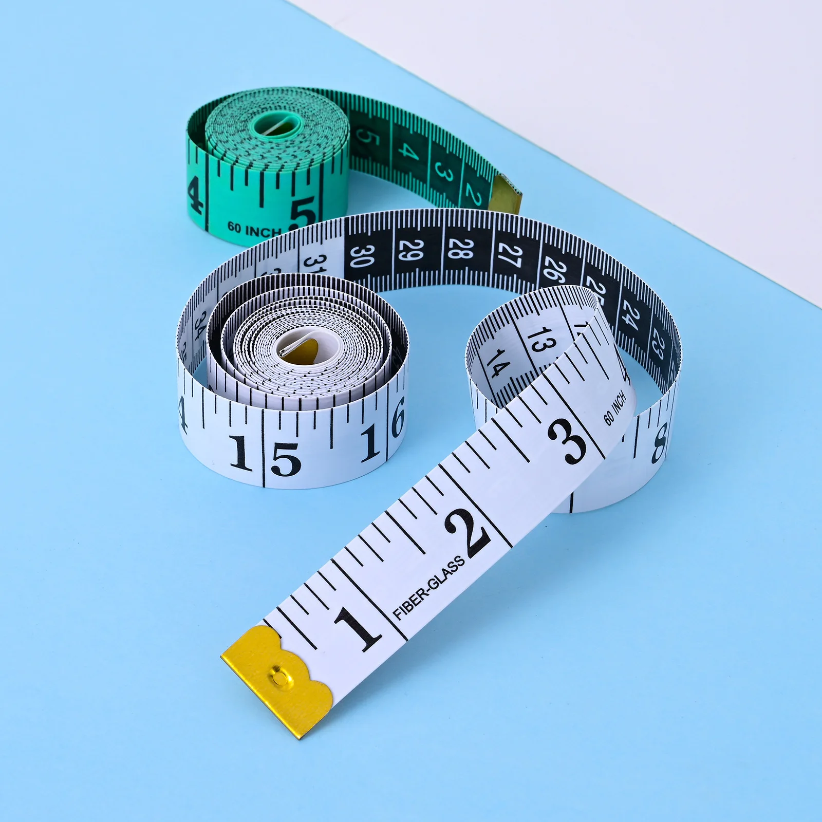 

150cm/60" Body Measuring Ruler Sewing Tailor Tape Measure Centimeter Meter Sewing Measuring Tape Soft Random Color