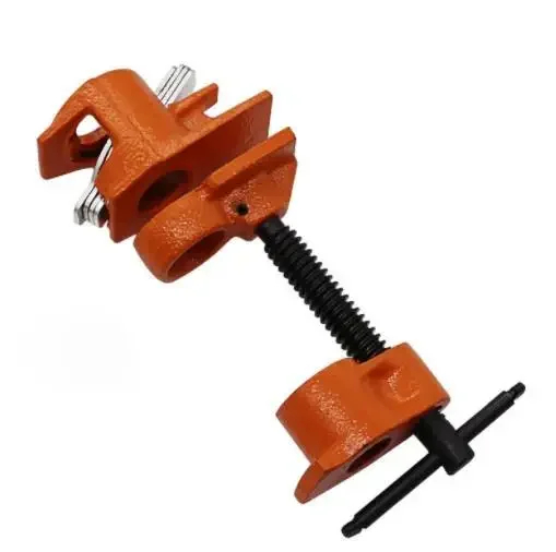 Wood Glue Clamp Tube 1/2 Inch Heavy Duty Pipe Clamp Wood Gluing Clamp Steel Pipe  Fixture Carpenter Woodworking Hand To