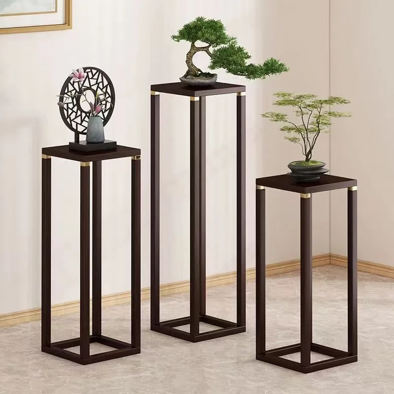 Flower rack indoor household simple flower stand new Chinese orchid plant stand living room