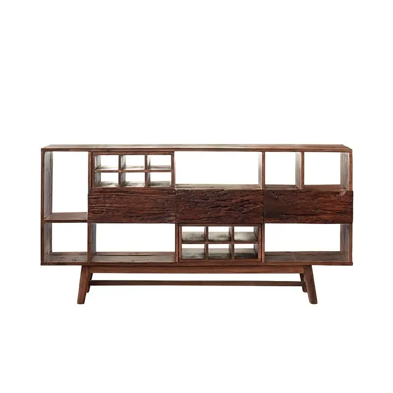 

Living room storage sidecup, wabi-sabi wind solid wood side , tea , locker, homestay