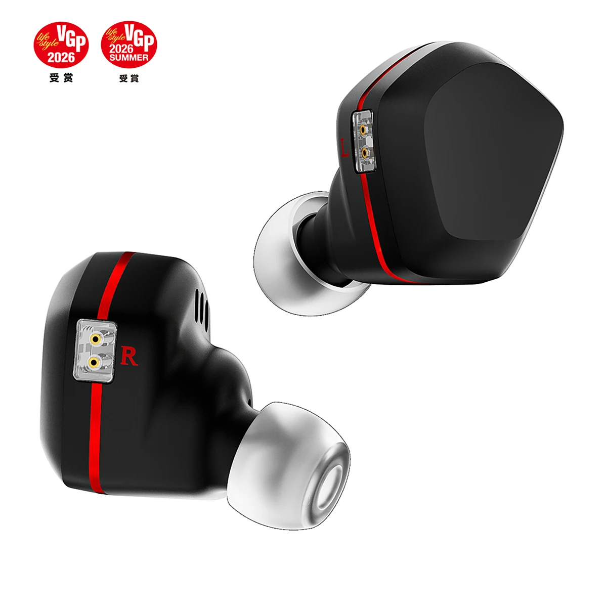 NICEHCK – écouteurs en forme de larmes, cavité labyrinthe à dos ouvert, double aimant DD détachable, 2 broches 6N, monocristallin, argent, câblage interne IEM