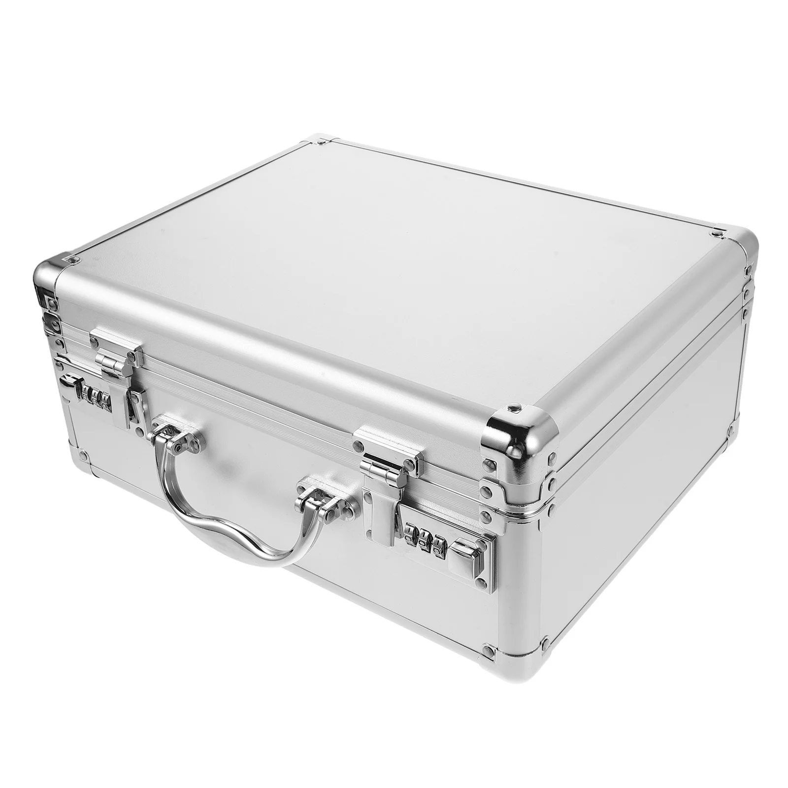 

Lockable Medicine Storage Box Heavy Duty Aluminum Alloy Portable Organizer for Pills Drugs Secure Cabinet