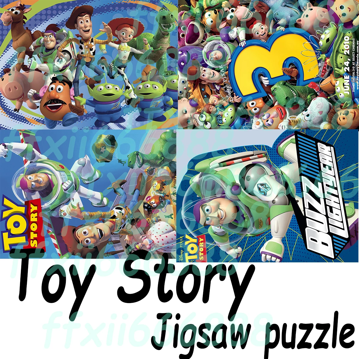

Disney Toy Story 108/200/300/500/1000pcs jigsaw puzzle wooden gift