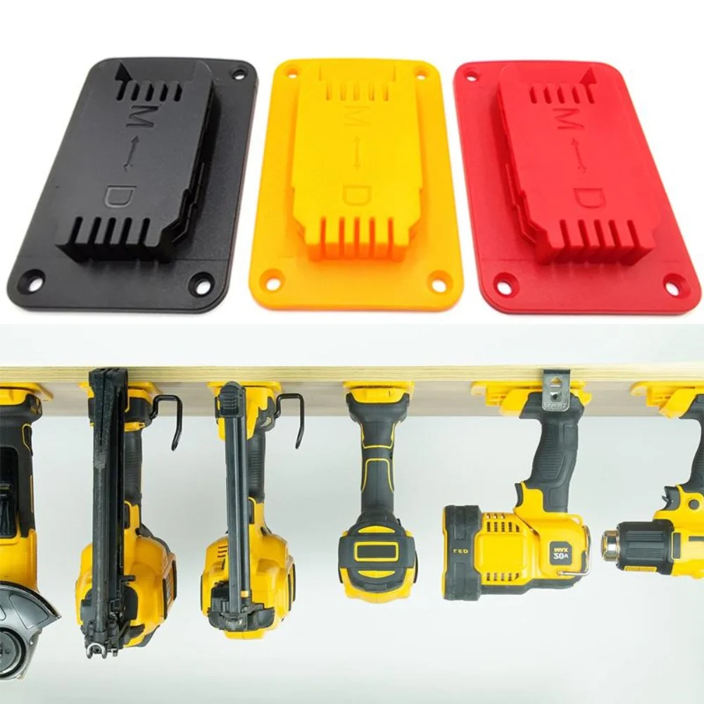 10/5/1 Pcs Tool Holder Dock Wall Mount Storage Rack For Dewalt 14.4V/18V/20V For Milwaukee 18V Fixing Devices Drill Tools Holder