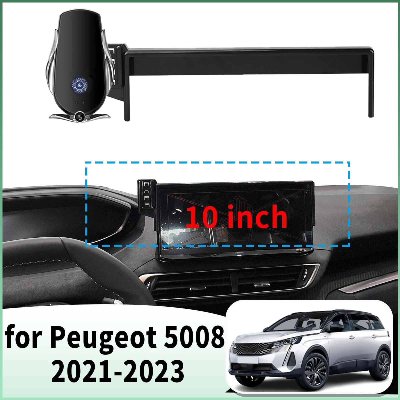 

fit for Peugeot 5008 2021 2022 2023 Specific Dashboard Navigation Phone Holder Mount Design Car​​ accessoires