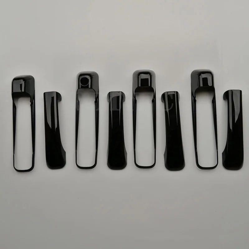 Black! Car Door Handle Decoration Cover Trim ABS Door Handle Shell Decorative Cover For Dodge Ram 1500 1500 2500 3500 2009-2018