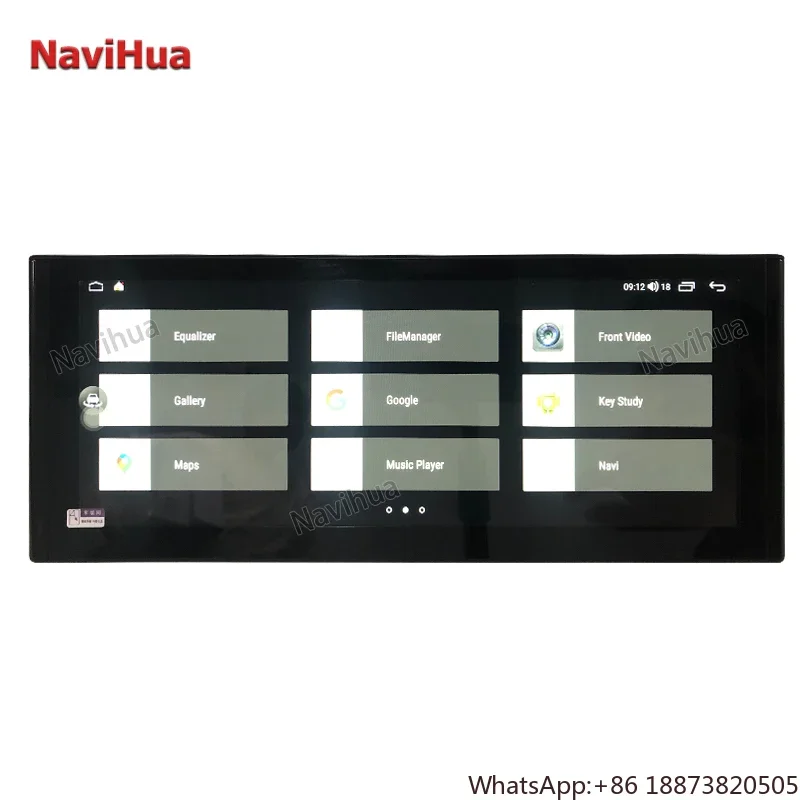 Navihua Android 12.3" Car Radio for Porsche Cayenne 2010-2016 Stereo Navigation Head Unit Multimedia Player New Upgrade