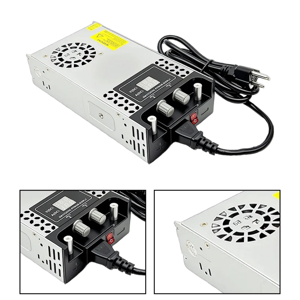 600W Switching Power Supply AC To DC Converter Adjustable 0-60V 10A Power Supply AC 110-240V Input 5V 9V 12V 24V 48V 60V