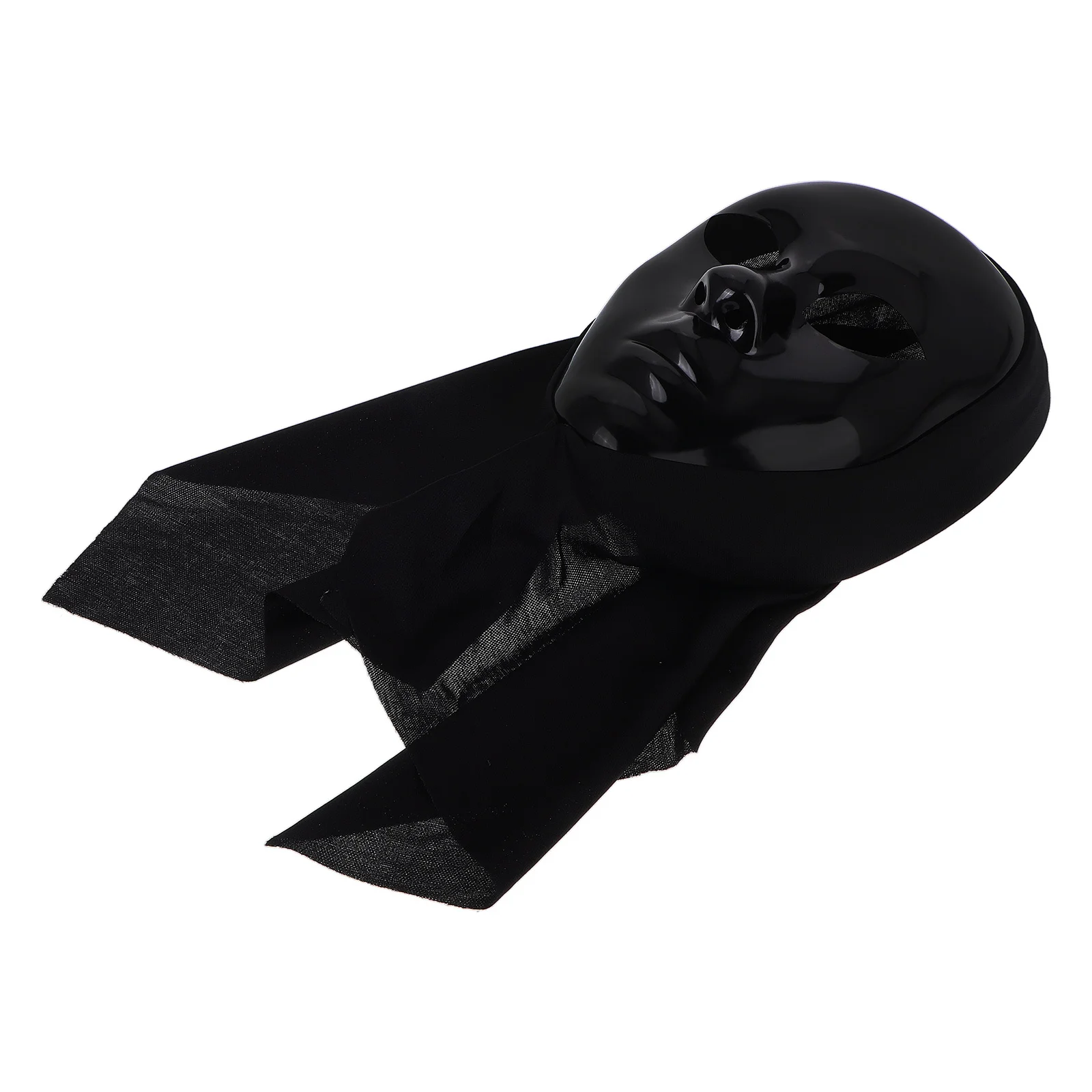 

Black Masquerade Ball Mask Full Face Halloween Costume for Men Women Couples Party Carnival Dance Event Decorative Accessory