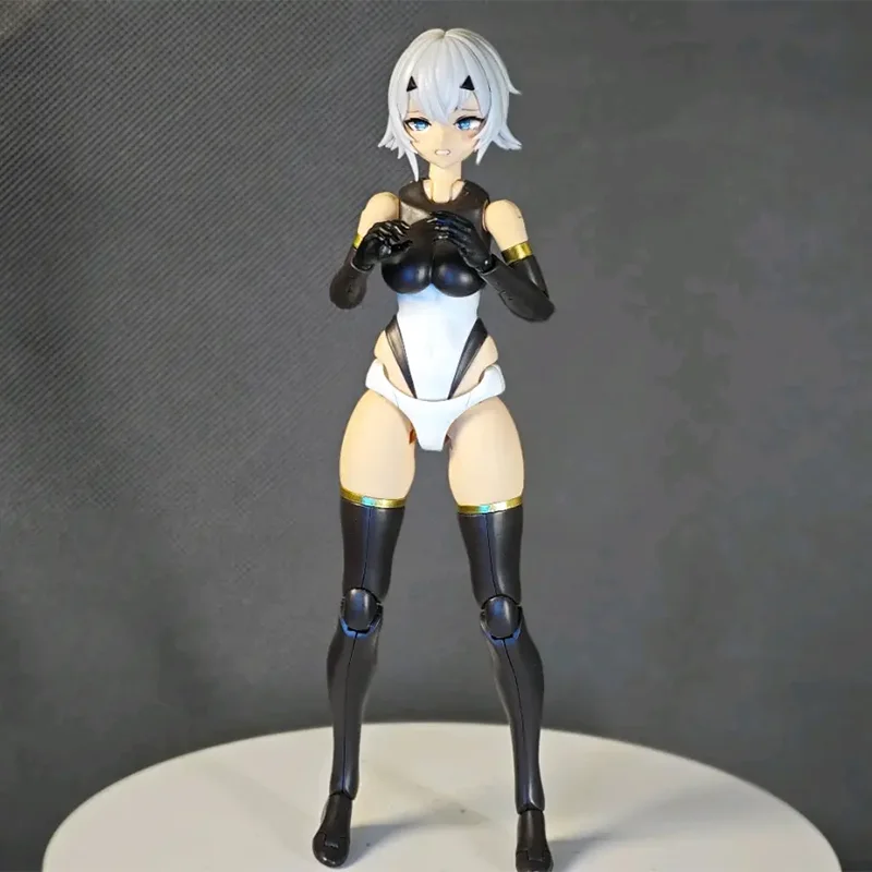 Animester 1/12 Nuclear Gold Reconstruction White Dragon Knight Galahad Mobile Suit Girl Montage Modell Action Spielzeug Figuren Geschenke