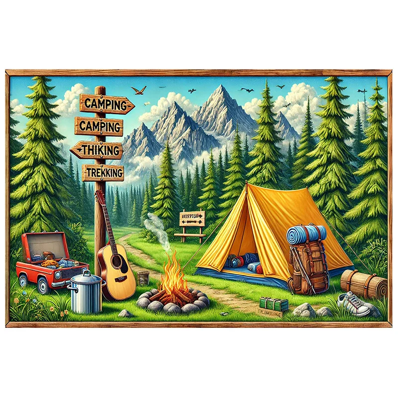 1 camping and outdoor adventur - Outdoor Adventure Birthday Party recension och pris