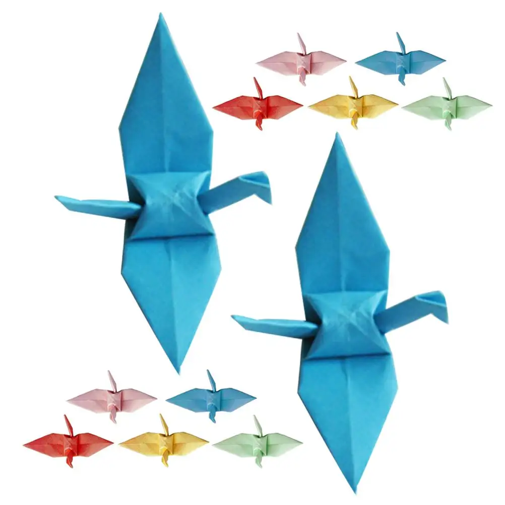

Thousand Paper Crane Decoration Origami Centerpiece Mini Cranes Excellence Versatile Use Romantic Ambiance Detail