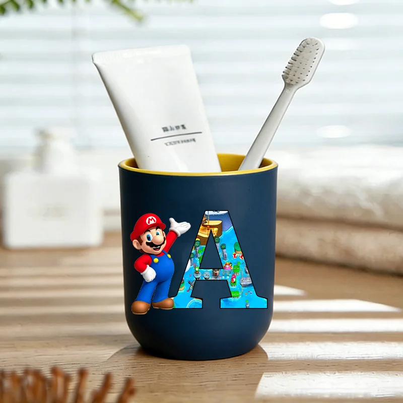 

Многофункциональная кружка для мытья лица и зубов Super Mario: стакан для ополаскивателя, мужской стакан для ванной, для зубной щетки и пасты, дорожная кружка для воды