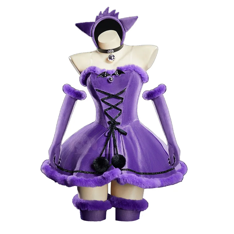 costume-de-cosplay-gengar-de-dessin-anime-pour-femme-manteau-en-peluche-mignon-robe-croisee-gants-chaussettes-ensemble-pour-halloween-noel-carnaval
