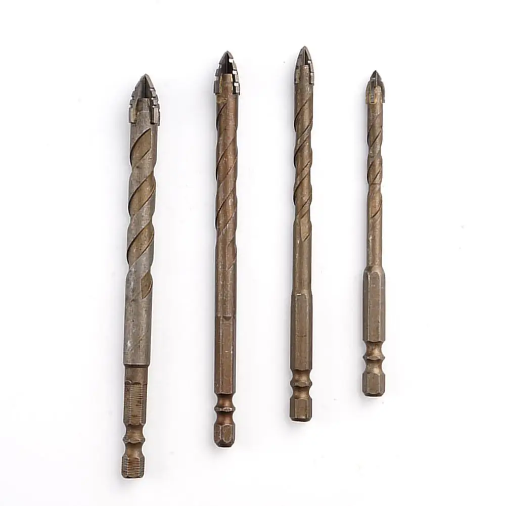 Multi-purpose Drill Bit Set 4mm 5mm 6mm 8mm 10mm 12mm New Four-flute Sawtooth Eccentric Drill Bit For Metal Wood Plastic T0u4