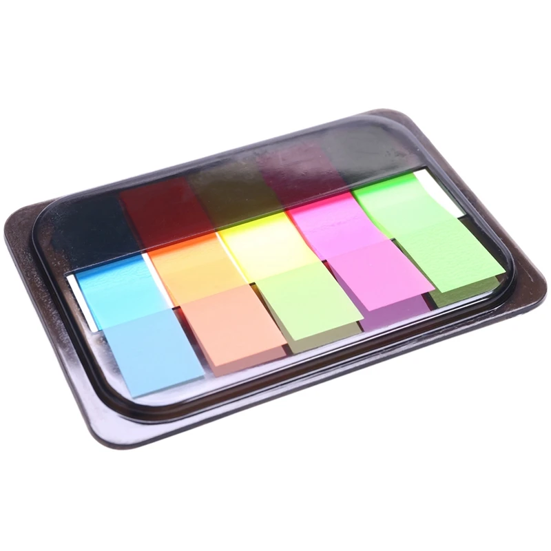Tearable Colored Memo Pad Sticky Notes Cute Self-Adhesive Paper Label Sticker Bookmark Stationery