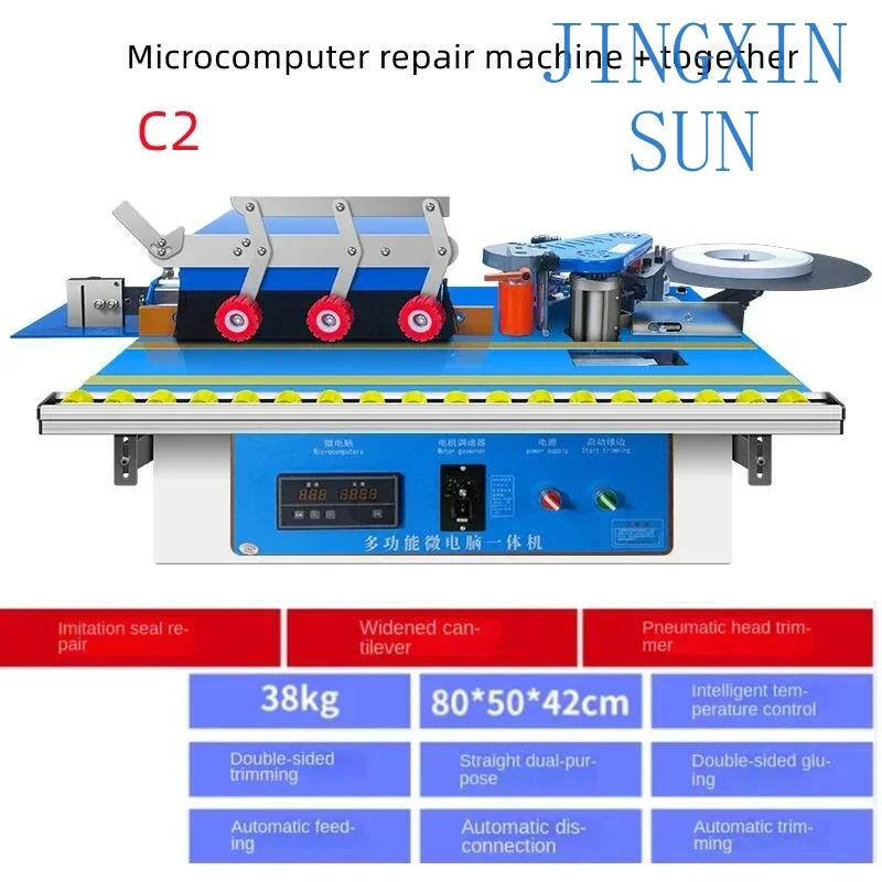 Hot Sale Automatic Edge-sealing Machine Woodworker Hand-installed Small Non-lacquer Ecological Board Household Curved Line