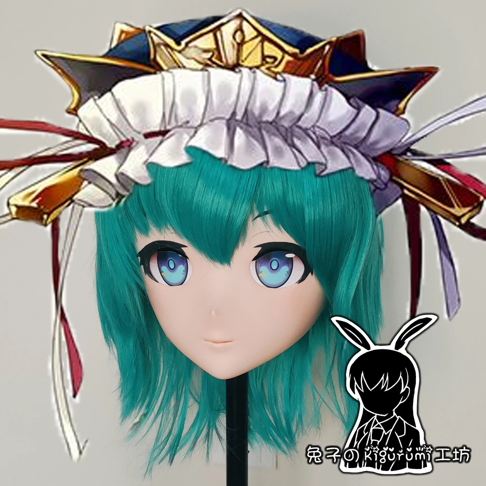 (RB9102) tête complète qualité à la main femme/fille résine japonais Anime personnage de dessin animé Cosplay Kigurumi masque