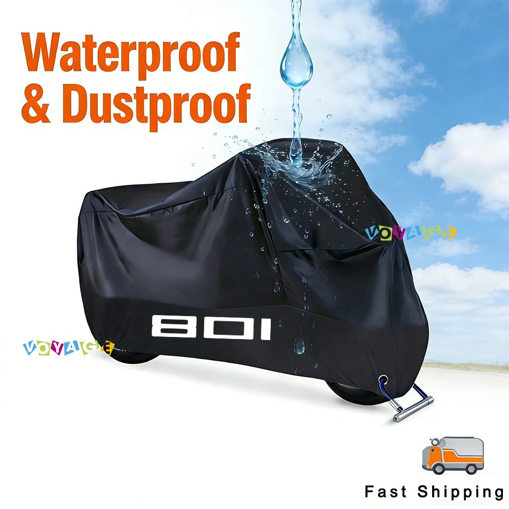 For Husqvarna Svartpilen Vitpilen 801 Motorcycle Cover Waterproof Outdoor Scooter UV Protector Dust Rain Cover Accessories 2026