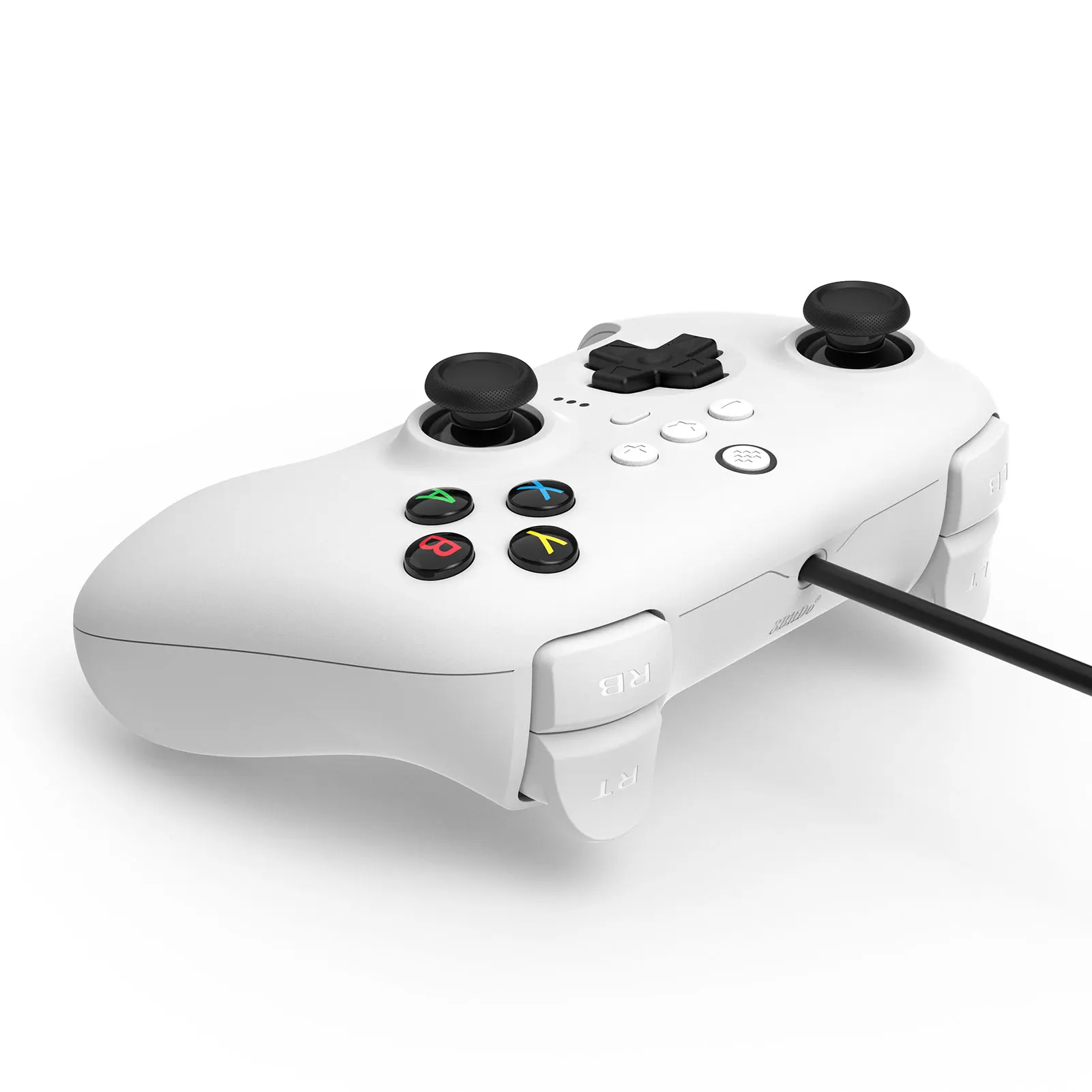 8bitdo ultimate wired usb gamepad gatilho linear controlador de jogos compatível para nintendo switch windows android raspberry pi