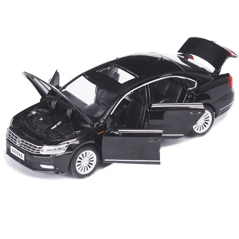 1:32 VOLKSWAGEN Passat Alloy Car Diecasts & Toy Car Model Sound and Light Pull Back Car Toys Ornaments For Kids Gifts F148