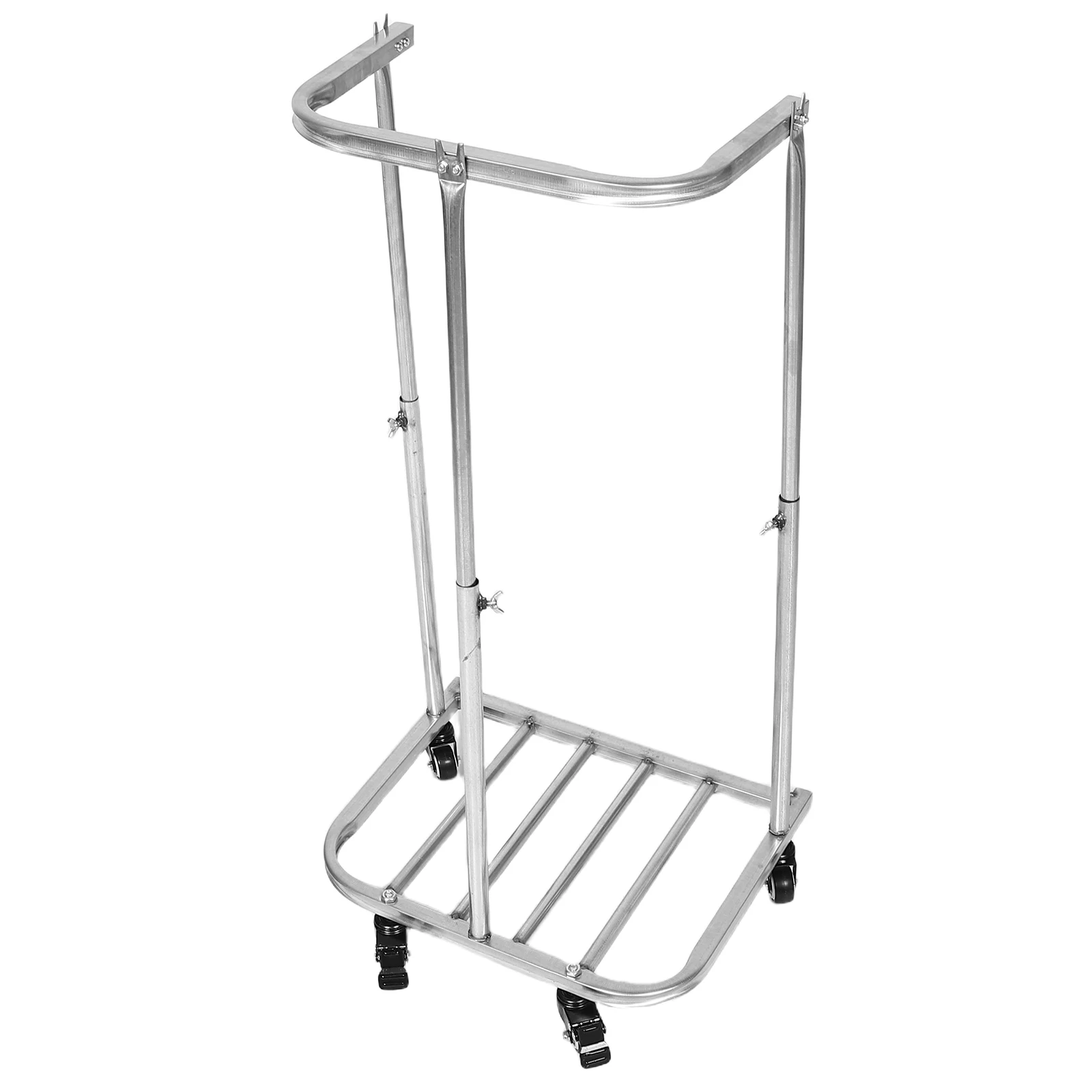 

Sturdy Metal Trash Bracket Outdoor Yard Waste Stand Lawn Leaf Holder Support Frame For Garden Camping Portable Garbage Rack