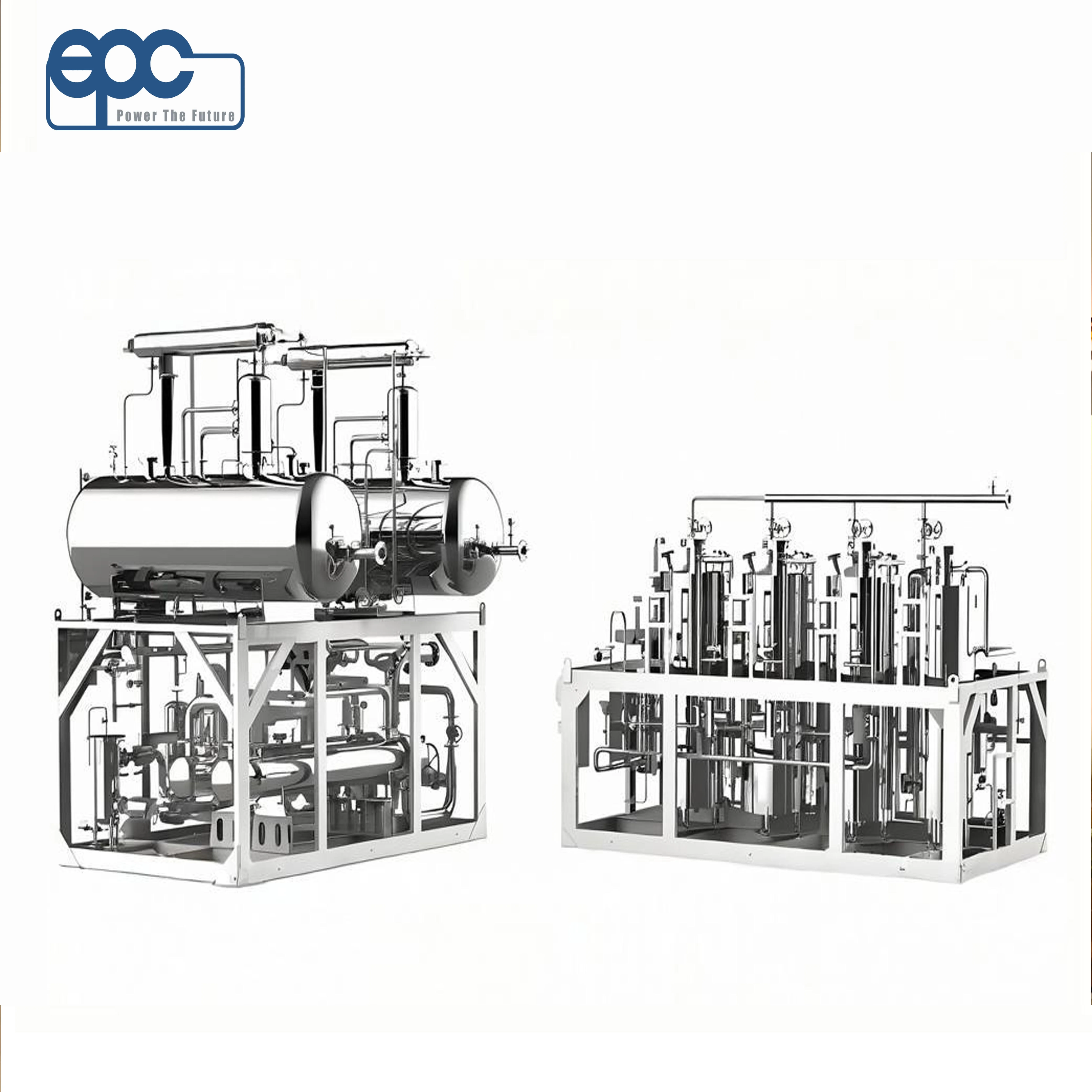 Sistema de purificación de gas BOP del tanque generador de hidrógeno de electrólisis PEM para una producción eficiente de hidrógeno