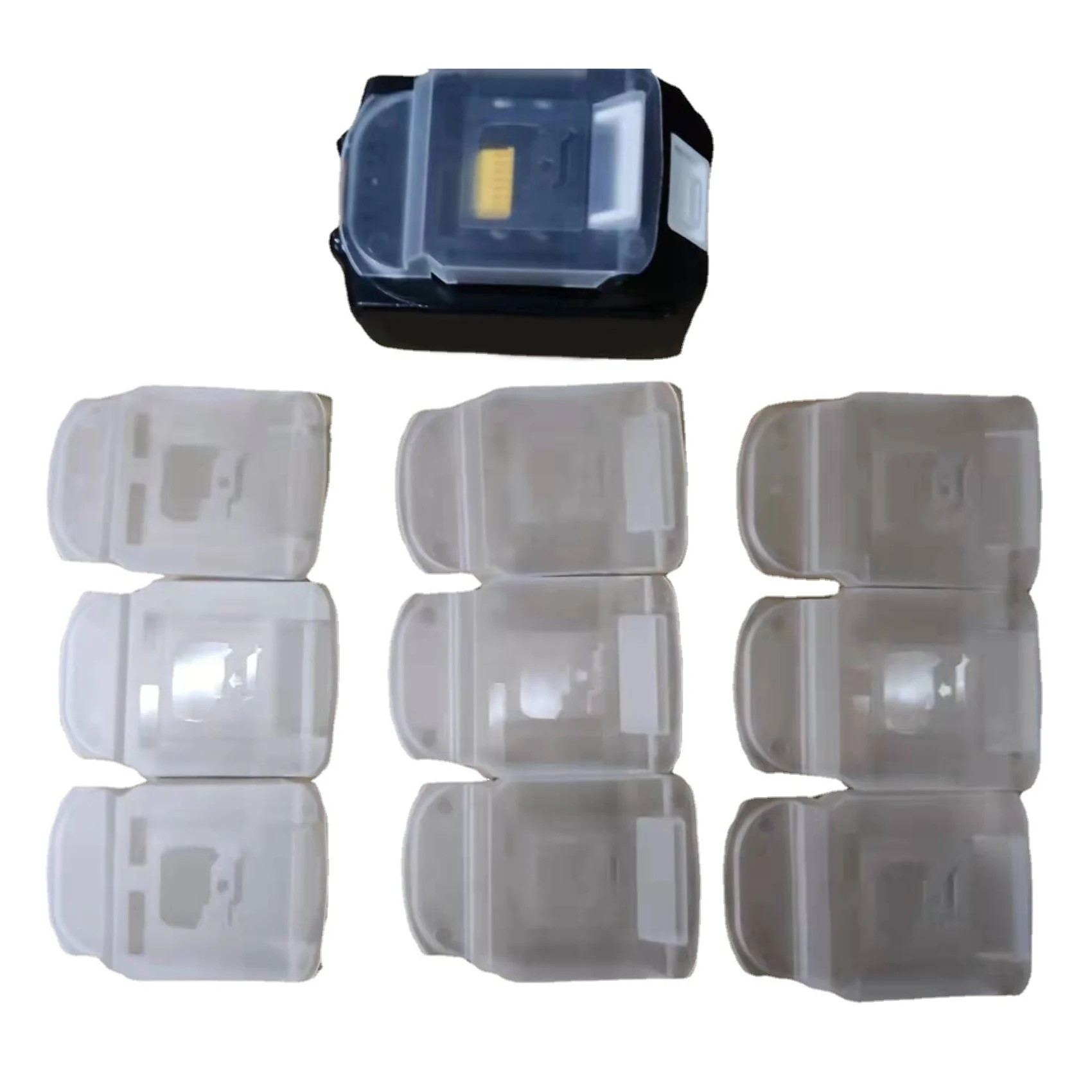 10 Uds. Adecuado para Makita 14,4 V-18V cubierta antipolvo para batería de litio MT1830 1840 1850 1860 Series cubierta antipolvo