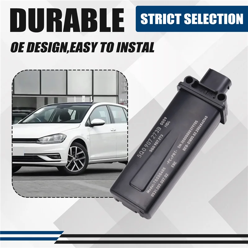 A85E-Tire Pressure Monitoring Module TPMS Module For Skoda Golf Tiguan Receiving Module 5Q0907273F, 5Q0907273B