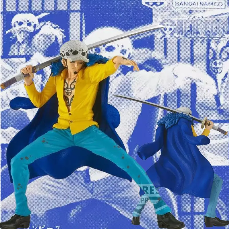 

Genuine Bandai Namco Banpresto One Piece Trafalgar D. Water Law Battle Record Collectton Figur Model Collector Toy Gift In Stock