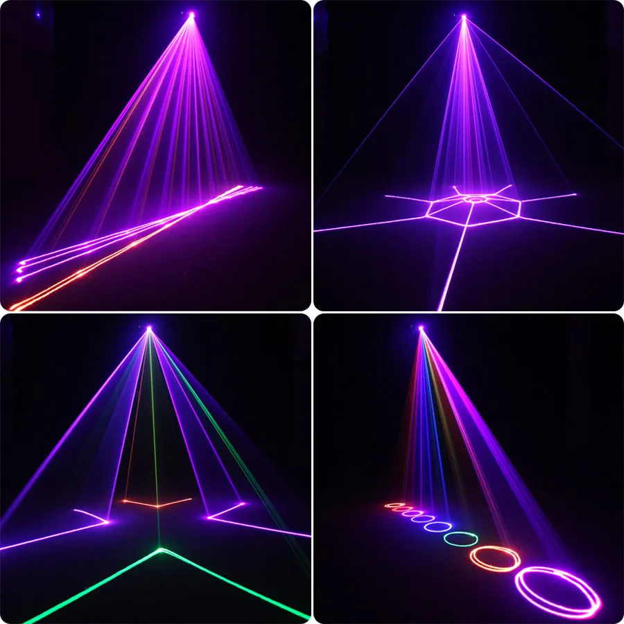 DM500 Animation RGB Laser Beam Lines Stage Disco Light DJ Party Pattern Projector Scans DMX Dance Bar Christmas Show G21