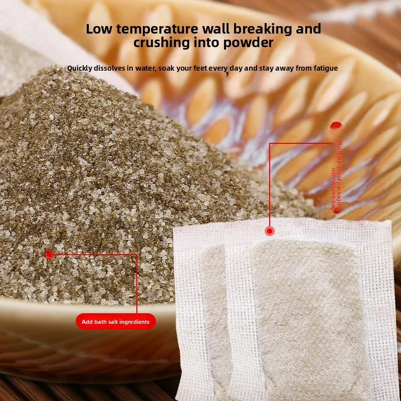 30 عبوة من نقع القدم نانجينغ تونغرينتانغ 6 جرام/الحقيبة، حمام عشبي موجورت للتخلص من السموم، حمام ياو بالجملة