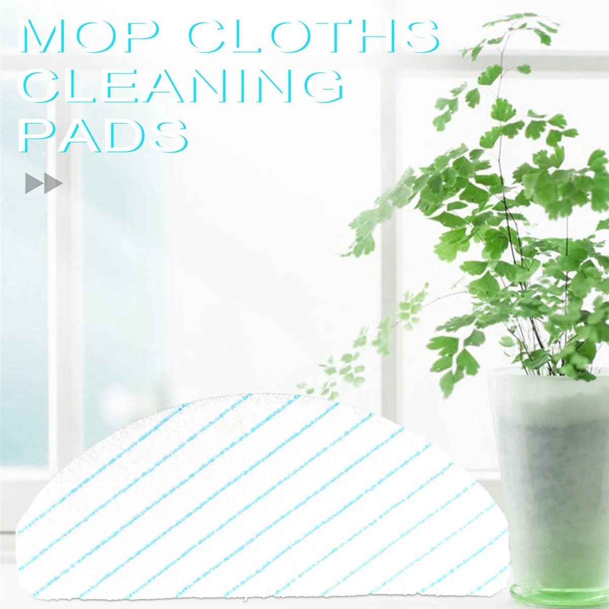 

50Pcs Disposable Strong Rag Mop Cloths Pads for Ecovacs Deebot OZMO T8 AIVI T8 Max T9 Power/Max Vacuum Cleaner Parts