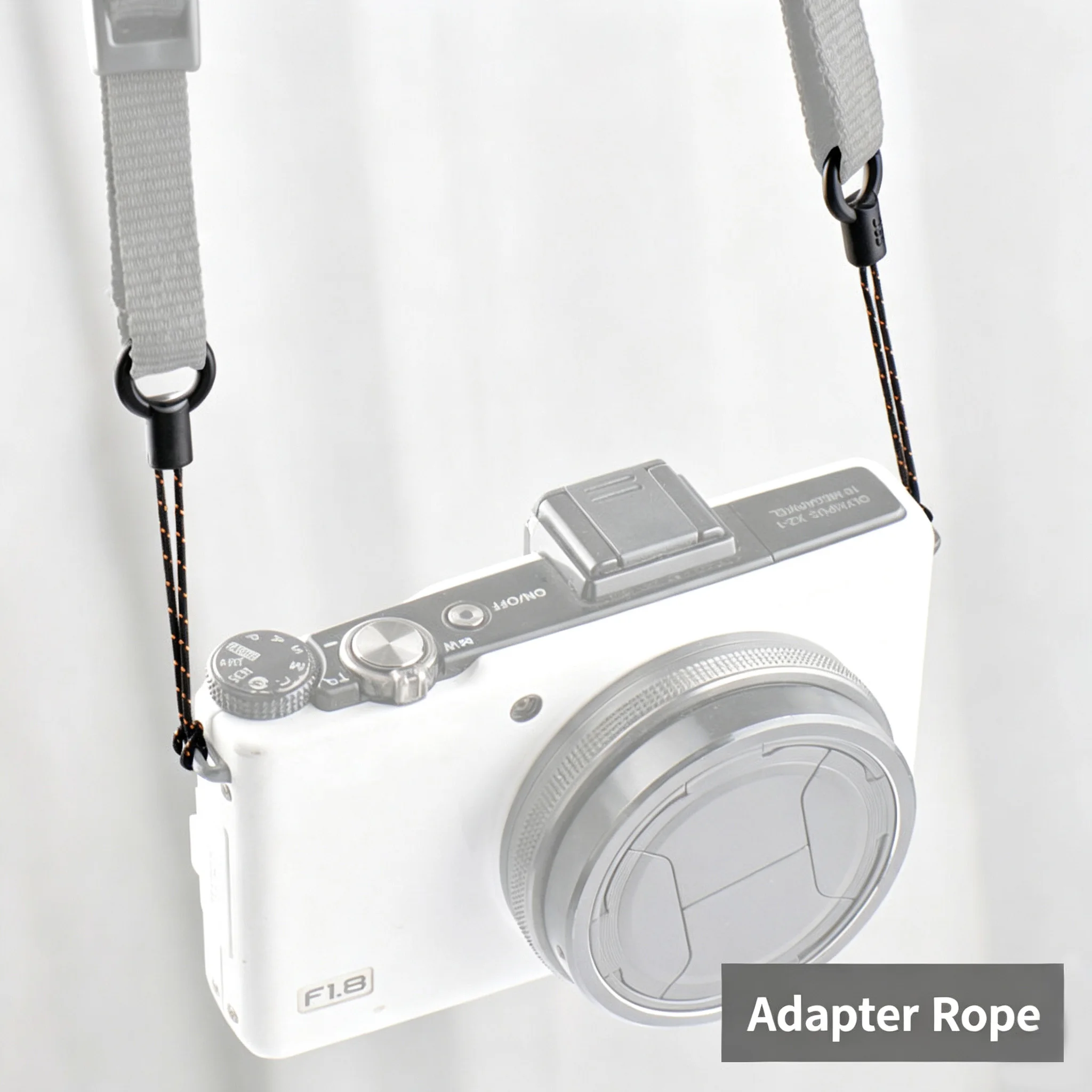 Camera Strap Adapter Loop Connecting Rope Extension Cord for Sony ZV-1F RX0 RX1 RX1R II Canon V1 SX740 Fuji X100V X100VI Leica view 3