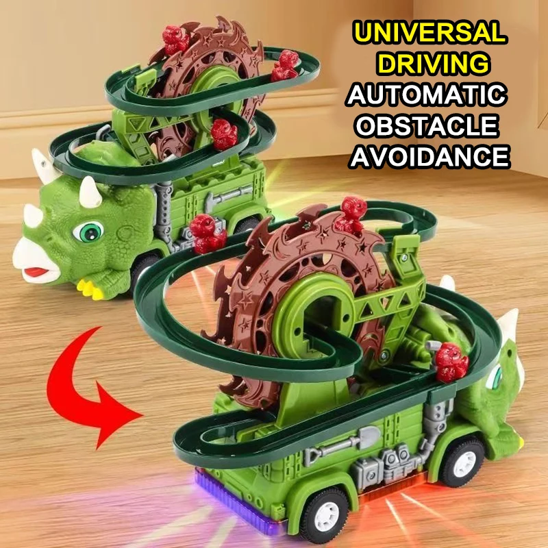 Elektryczny trójkątny smok - zabawka samochodowa z obrotowym diabelskim kołem dla dzieci, zabawka symulacyjna, idealny prezent dla niemowląt, chłopców i dziewczynek.