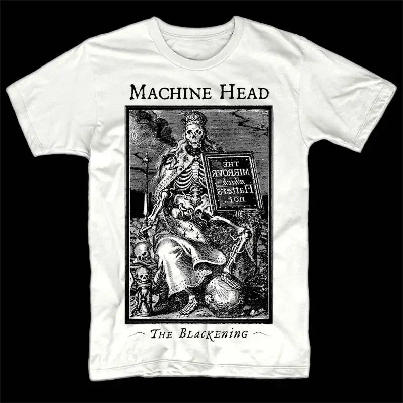 Machine Head Blackening T shirt WHITE all sizes S-5XL all heavy metal long sleeves