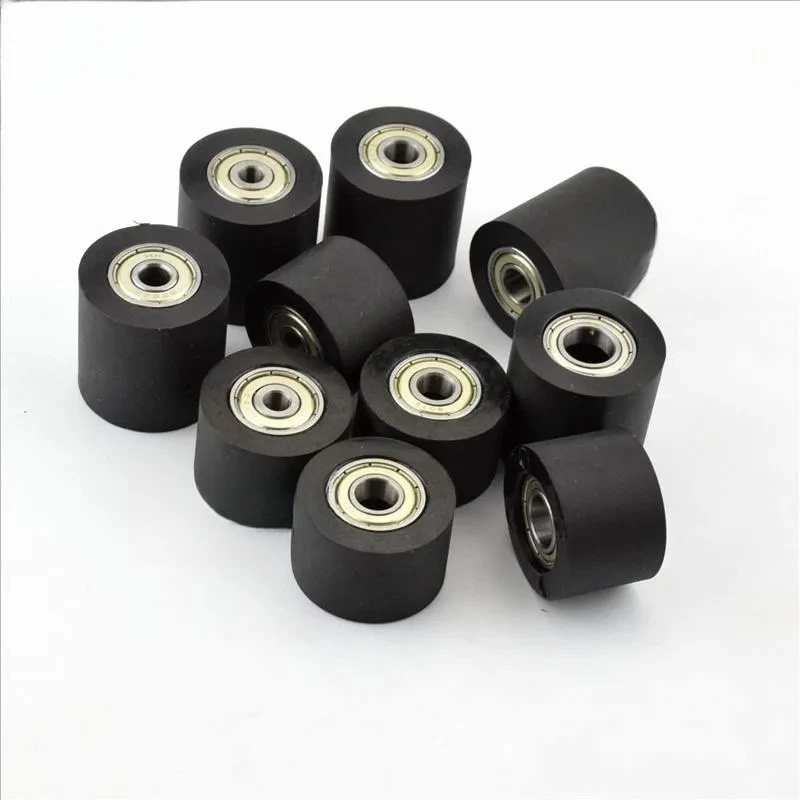 626 ناقل مسطح على شكل حرف H مقاوم للاهتراء مزدوج الحمل من مادة البولي يوريثين الصامتة المطاطية الناعمة القطر الخارجي 35 مم #3