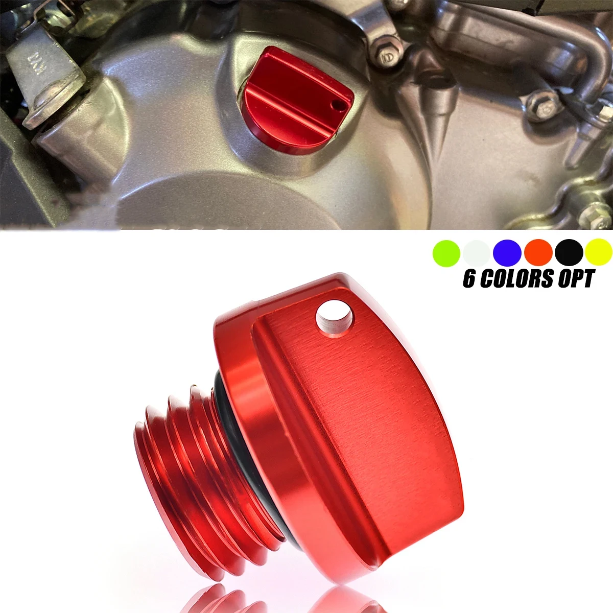 M20*2.5 For Kawasaki  Oil Filler Cap Plug NINJA 250 450 ER-4n ER-6F VERSYS650 Z650 ZXR750 Z800 NINJA 100 VERSYS Z1000 VERSYS 650
