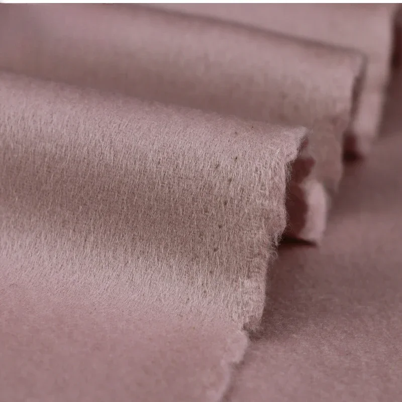 Double-sided 100% Pure Cashmere Fabric Autumn and Winter Small Cashmere Fabric High-end Custom Pure Cashmere Clothing Material