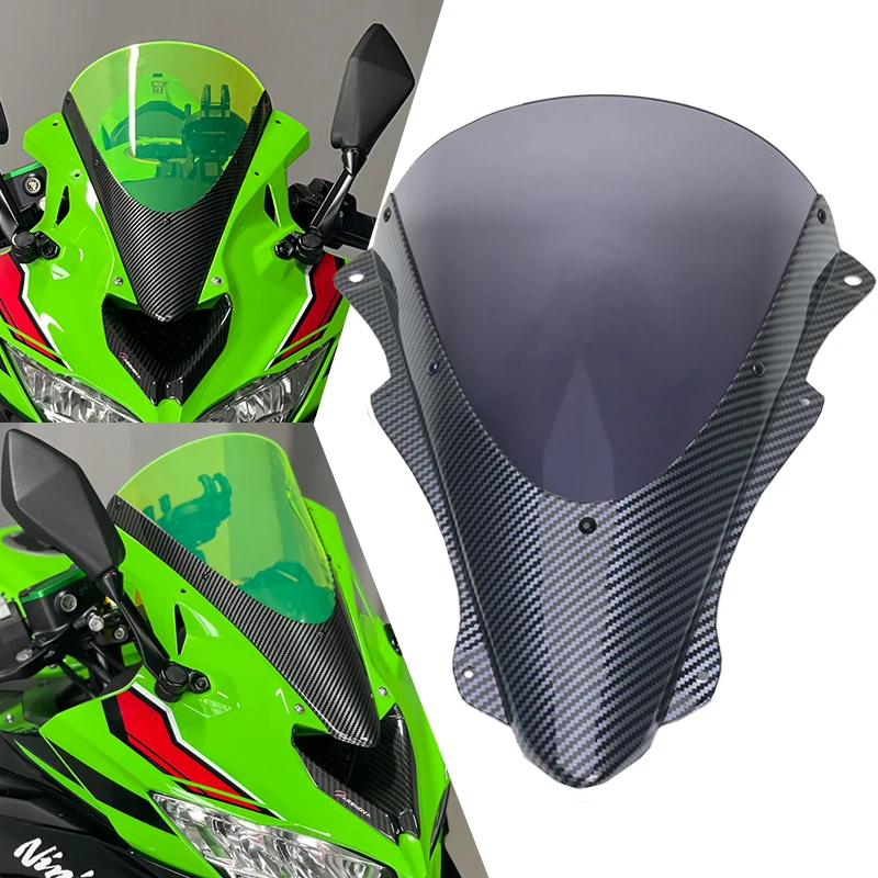 

Motorcycle Windshield WindScreen Screen Shield Fairing Accessories Protector For ZX-4R ZX-4RR ZX4R ZX4RR 2023 2024