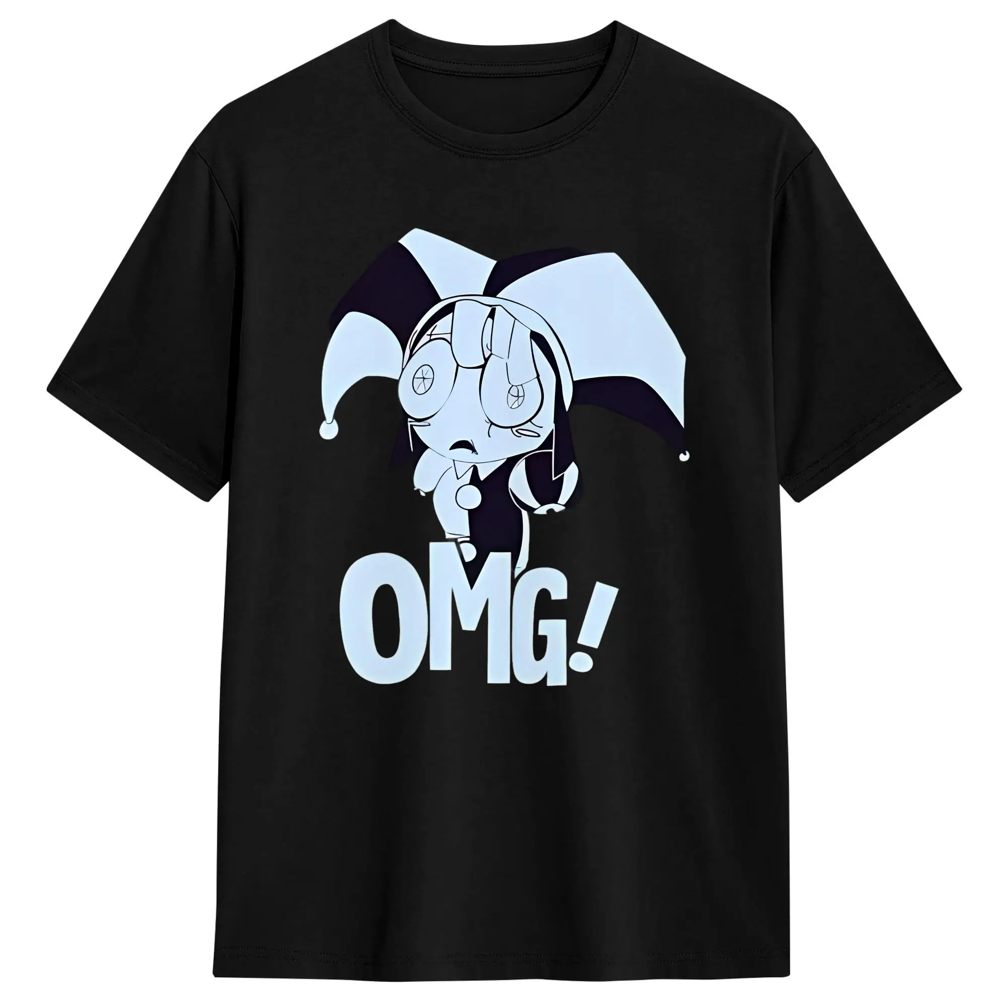 Casual T-Shirt Summer Amazing Circus OMG Popular T-Shirts  100% Cotton Tee Shirt for Male Y2K Basic Design Short Sleeve Tops