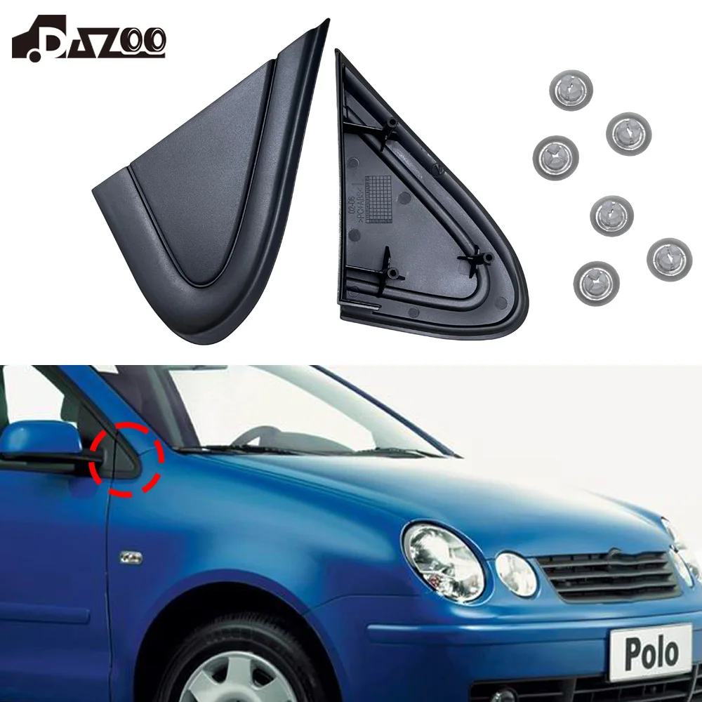 Cubierta Triangular para Espejo Retrovisor Exterior, Nueva, para VW Polo 9B Sedan Vento 2003-2005, 6Q0853273, 6Q085274, 6Q0 853 273