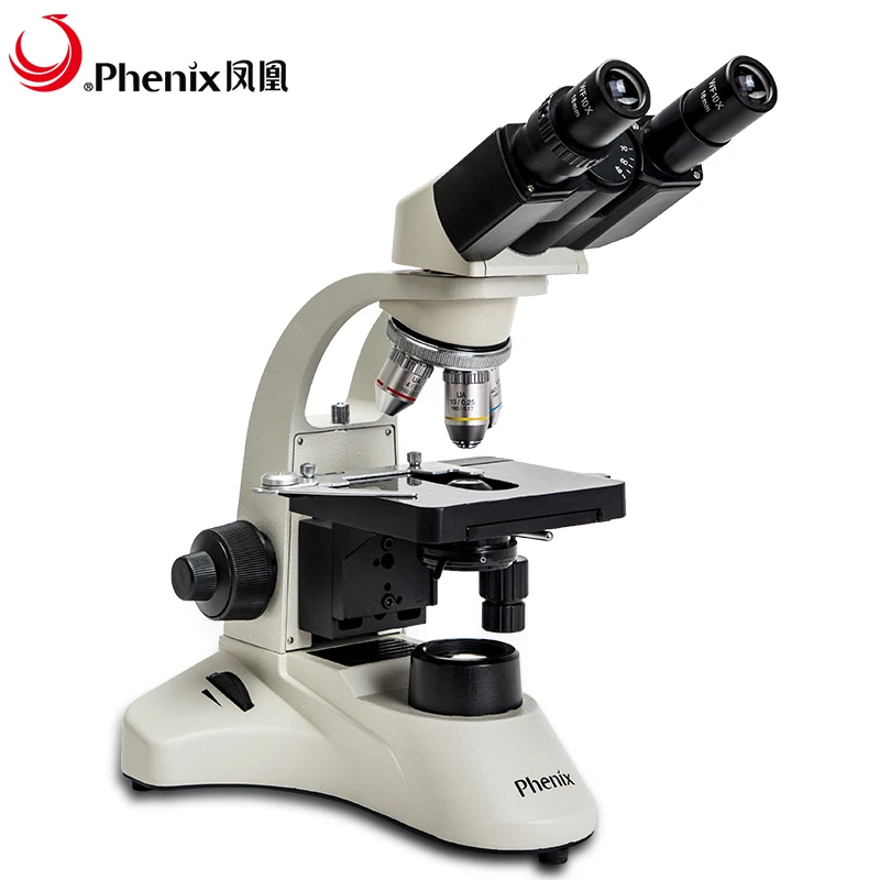 PH50 40X-1600X China Portable LED Light Medical Optics Educational Students Binocular Biological Microscopes for Lab