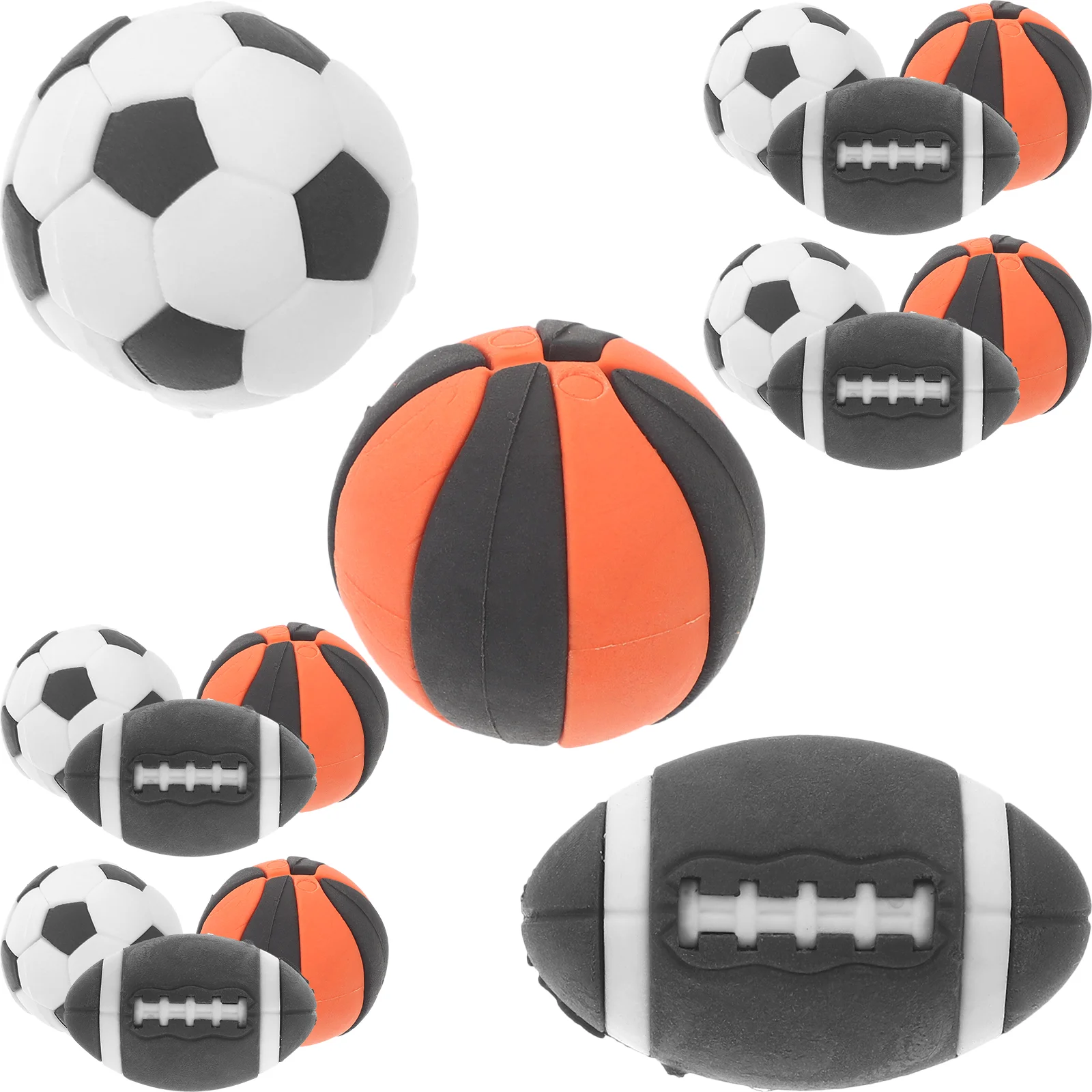 mini borracha bola para bola bola como bola como bola como bola como bola como material escolar estudante estilo 15 pcs 01