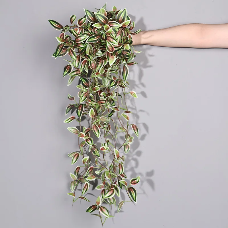 

Fake Green Plants Wall Hanging Decor Artificial Vine Leaves for Home Garden Scene Arrangement