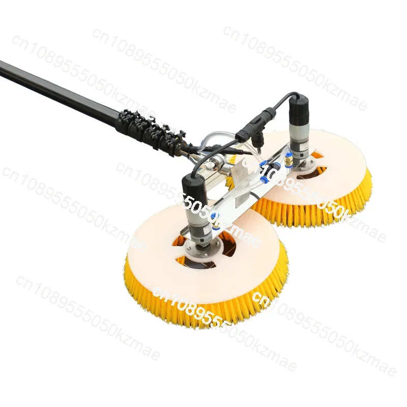 Electric Photovoltaic Panel Cleaner, Multi-functional Solar Panel Water Spray Cleaning Tool, Hand-held Dual-power Brush
