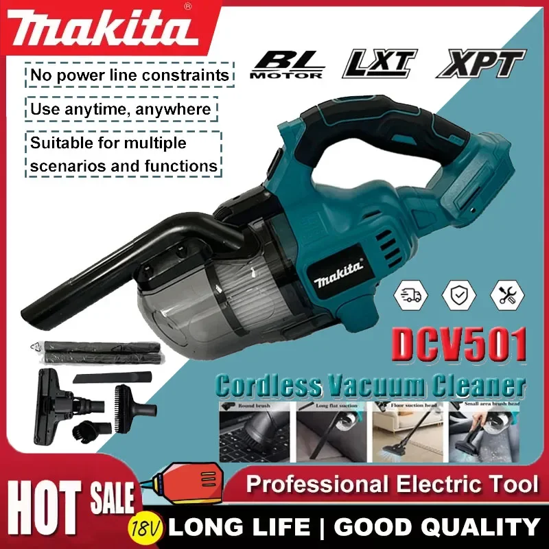 

Беспроводной ручной пылесос Makita DCV501, портативный, бесщеточный, для автомобиля и дома, подходит для уборки в салоне авто