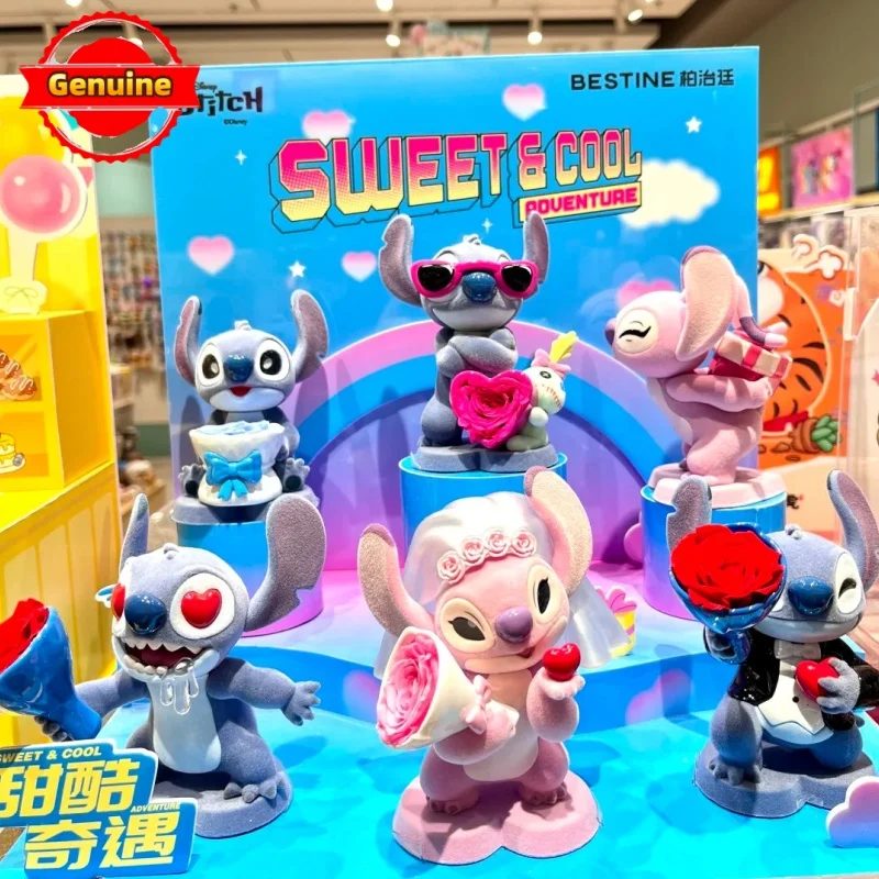 

New Genuine Disney Eternal Flower Series Blind Box Stitch Doll Flower Model Material Mysterious Box Festival Commemorate Gifts