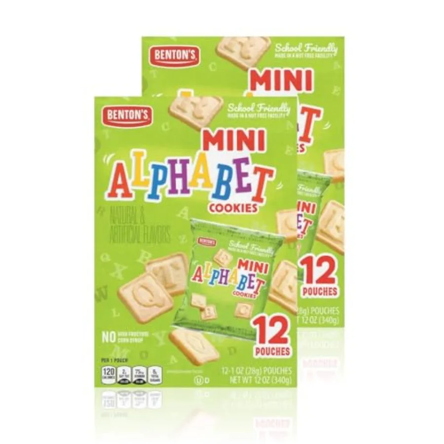 

Набор мини-печенья Benton's, 2 коробки, Азбука