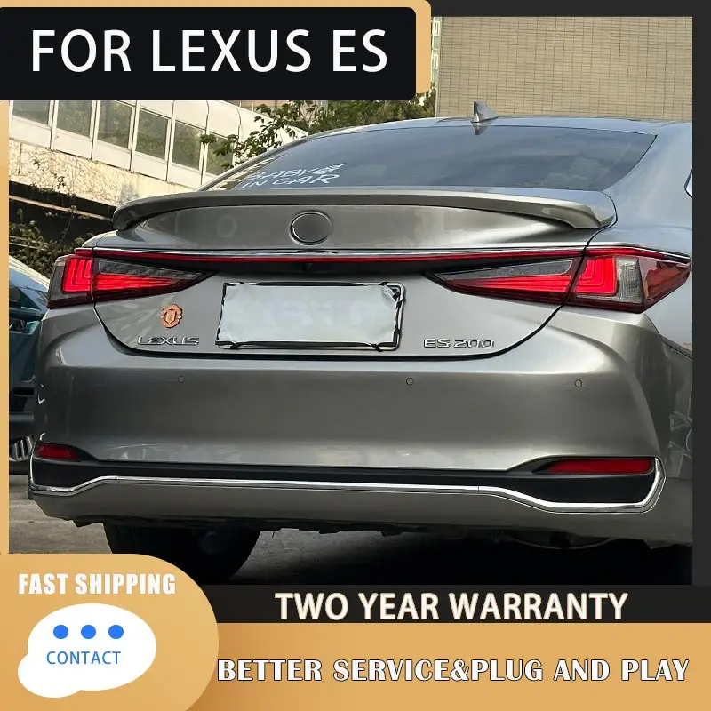 

OR Lexus ES LED Taillights 2018-2020 ES200 ES260 ES300h Dynamic Turn Signal Lexus ES Cross Tail Lights Rear Light DRL